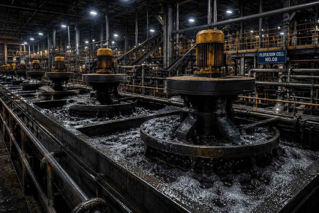 Froth flotation cells